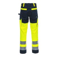 Nitras Motion Tex VIZ  - Warnschutz Arbeitshose gelb