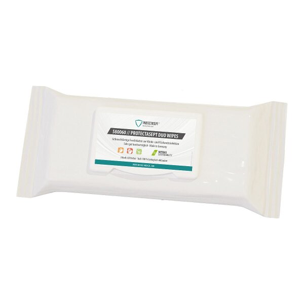 Nitras Protectasept Duo Wipes - Desinfektionstücher 60St.