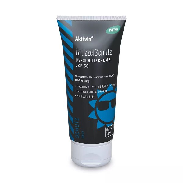 Wero Aktivin BruzzelSchutz - UV-Schutzcreme LSF 50, 100ml