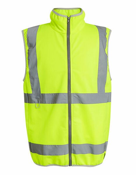 Pro Hi-Vis Full Zip Gilet - Warnschutzweste