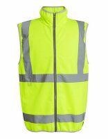 Pro Hi-Vis Full Zip Gilet - Warnschutzweste