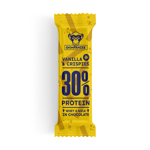 Chimpanzee High Protein Bar 30% Vanilla & Crispies