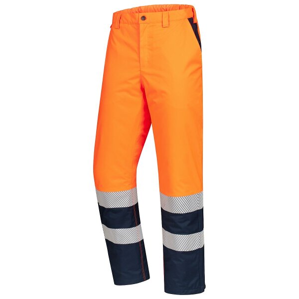 Nitras Motion Tex VIZ  - Warnschutz Arbeitshose orange