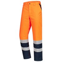 Nitras Motion Tex VIZ  - Warnschutz Arbeitshose orange