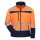 Nitras Motion Tex VIZ - Warnschutz-Softshelljacke neonorange/marineblau