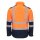 Nitras Motion Tex VIZ - Warnschutz-Softshelljacke neonorange/marineblau