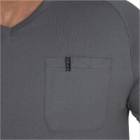 Leibwächter Flex Line T-Shirt Uwe V-Neck grau