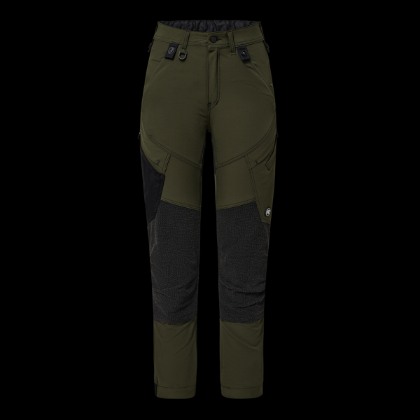 Engel X-treme Damen Arbeitshose mit 4- Wege Stretch forest green